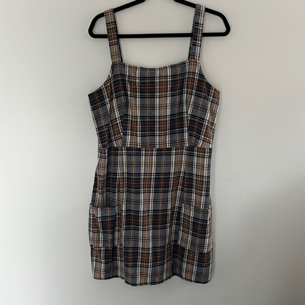 American Eagle Mini plaid dress